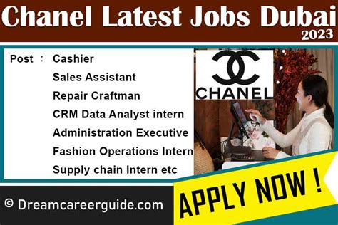 chanel job vacancies.